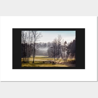 Misty Morning Golf Posters and Art